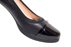 Helen- Elegant and breathable leather insole medium heels