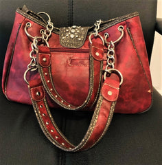 Country Road Red Purse- Western Style, Brand New