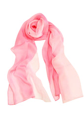 100% silk multiple color gradient scarf