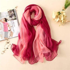 Large and beautiful gradient color scarf